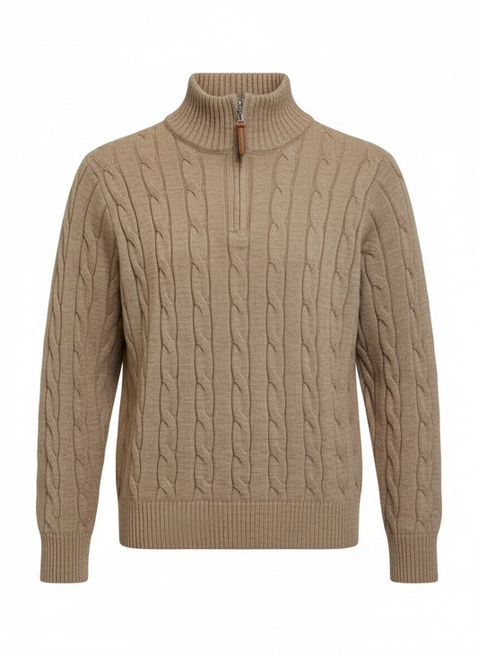 Pull à col roulé thermique