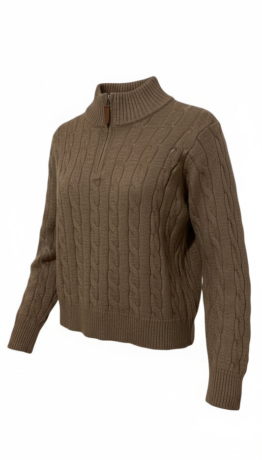 Pull à col roulé thermique